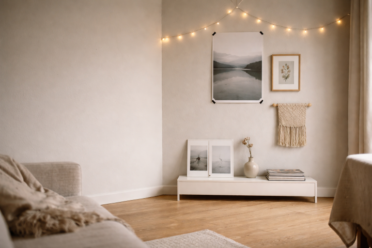 12 nemme måder at pynte dine vægge uden et eneste borhul