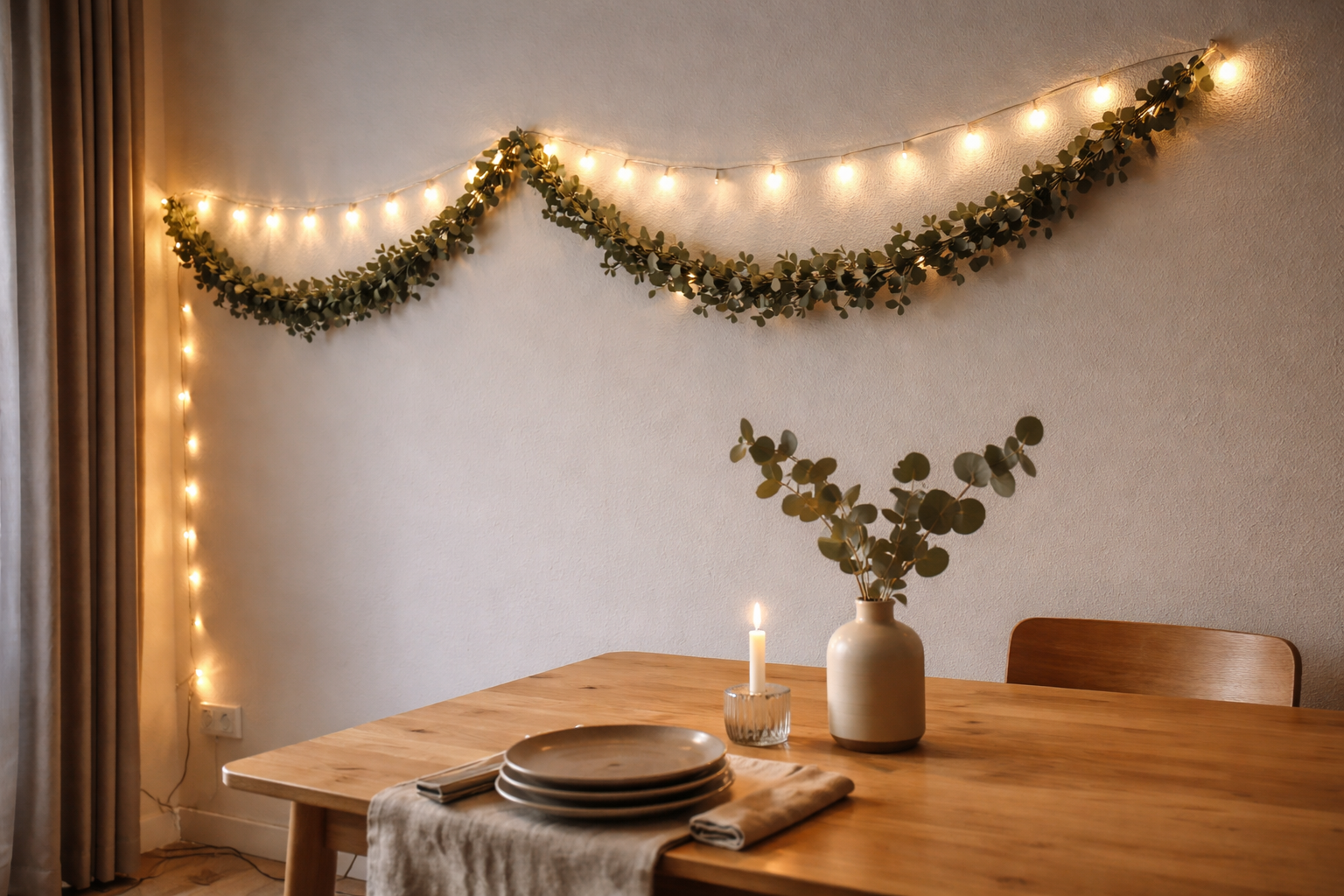 7 smarte måder at hænge lyskæder op uden at bore (der faktisk holder)