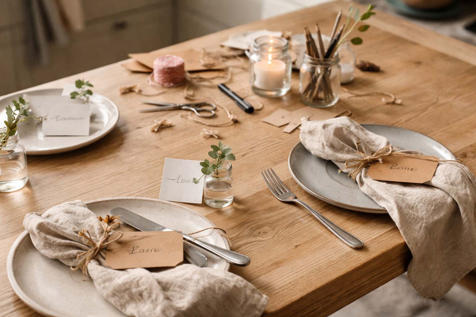 Da jeg stod med 18 gæster og nul bordkort (og fandt 10 hurtige løsninger)