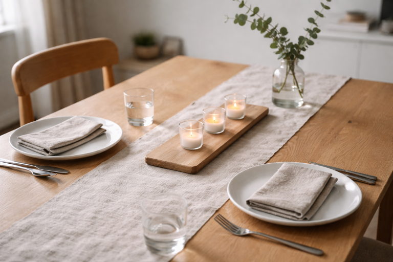 Gør hverdagsbordet hyggeligt på 5 minutter - igen og igen