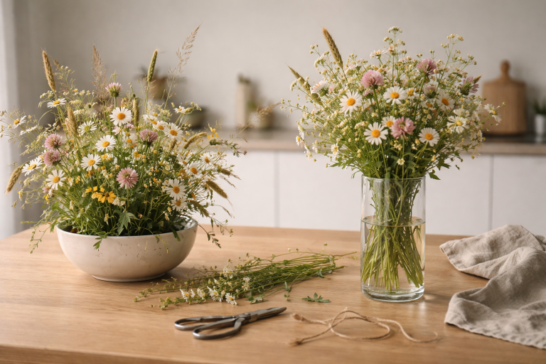 Høj vase vs. lav skål: sådan får din buket til at ligne en million