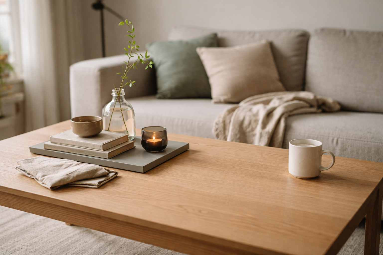 Sofabordet sætter tonen i stuen