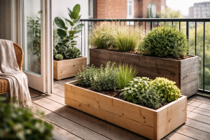 Plantekasser i træ: Sådan vælger og styler du dem til altan, terrasse og inde