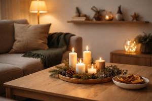 Sådan skaber du julestemning i hjemmet med lys, dufte, farver og små detaljer