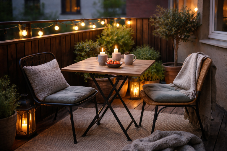 Terrasse-inspiration: 6 stærke tips til hygge med lys, tekstiler og grønne elementer